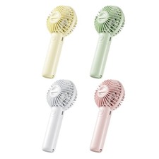 Portable Handheld Fan Quiet USB Rechargeable Multiple Speed Settings Handheld