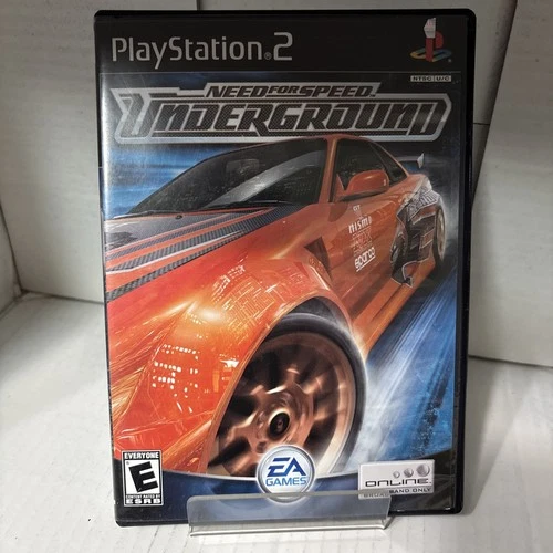 Need for Speed: Underground (Sony PlayStation 2, 2003)CIB/TESTED AND WORKING