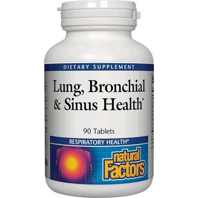 Natural Factors Lung, Bronchial & Sinus Health 90 tablets