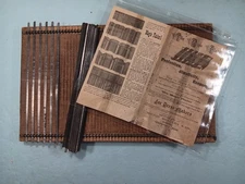 Antique Sewing - " The Magic Plaiter " - 1870's Milton Bradley Co. - With Inst.