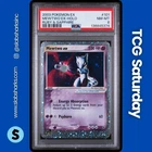 2003 POKEMON EX RUBY & SAPPHIRE #101/109 MEWTWO EX HOLO RARE PSA 8