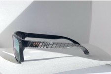   Holbrook Style Matte Black/Silver With Orange insert Gold UV400 Lenses