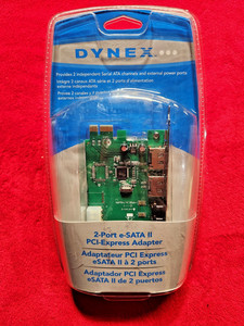 Dynex 2 Port e-SATA II PCI Express Adapter