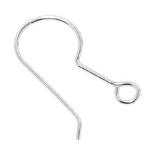 35 Pcs 22X10mm EarringWire Sterling Silver Plated Jewelry Making