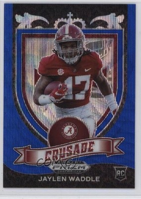 2021 Prizm Draft Picks Crusade Blue Wave /249 Jaylen Waddle #169 Rookie RC 1q03