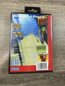 Streets of Rage 2 Custom Game Case For Sega Genesis  *NO GAME*
