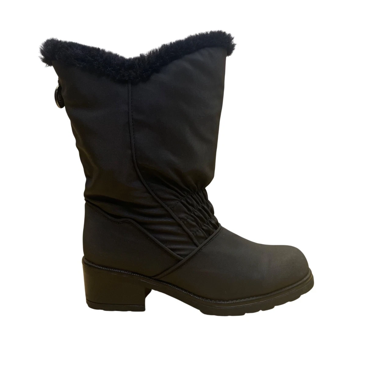 ?PREOWNED Boston accent mens black boots size 12m Boston Accent Boots for sale - eBay main image 2