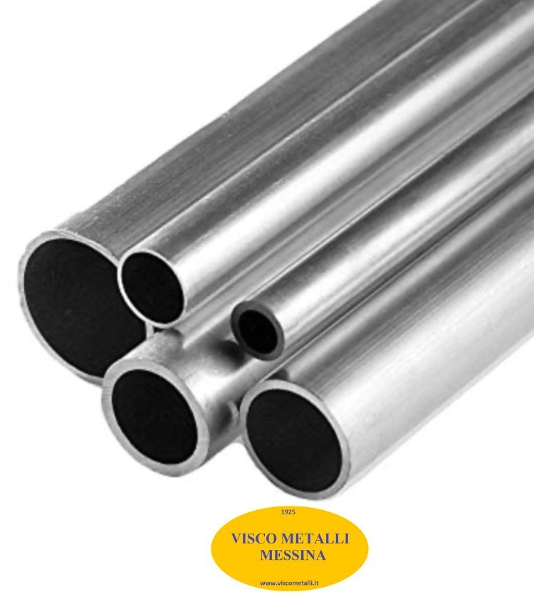 Tubo Tondo Alluminio da Ø 6 mm a Ø 120 mm diversi spessori/lunghezze anticorodal