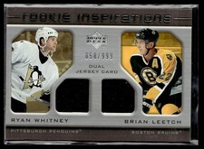 2005-06 Upper Deck Rookie Update Ryan Whitney/Brian Leetch Rookie 858/999