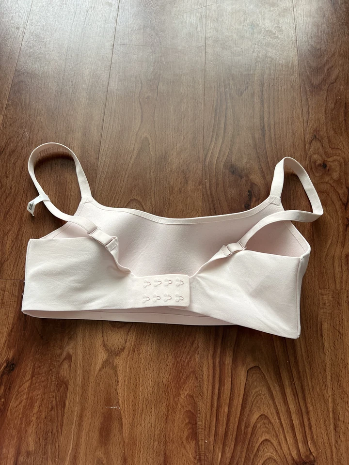Aerie Women Bra Medium Light Pink SMOOTHEZ T Shirt Wireless Strap NWOT - Image 2 of 3