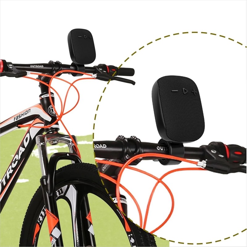 Portable Waterproof Bluetooth Speaker for Electric Scooter Bike Bicycle, Outdoor