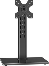 Single Monitor Stand for Max 32 Inch Computer Screen Free Standing Desk Stand