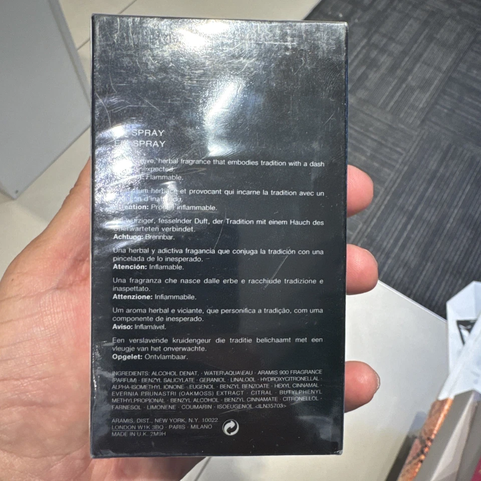 Aramis 900 3,4 oz (100 ml) eau de colonia a base de hierbas para hombre Foto 2 de 4