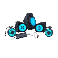 Memphis Audio RZRPRORCPAK4P Amplified 4 Speaker and Subwoofer Plug Play Aud...