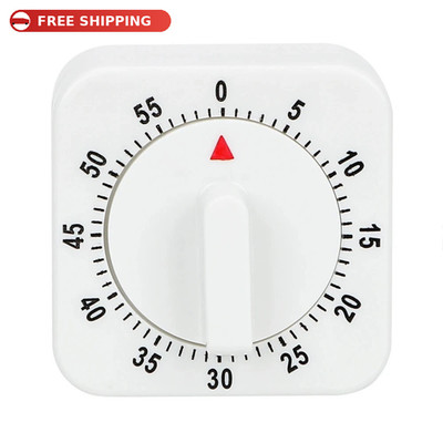Mechanical Kitchen Timer 60 Minute Loud Alarm Egg Timer For Cooking Baking Study