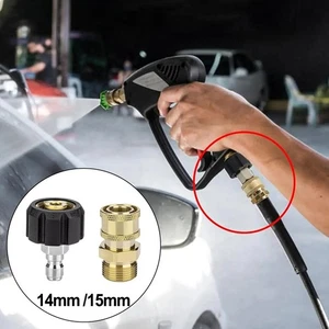 1/4 pouce M22 Raccord rapide de connexion pivotante 14mm 15mm 5000 PSI Haute pression