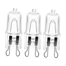 3 Pack UVA UVB Reptile Light Halogen Bulbs Beads Heat Lamp 50 Watt Clear