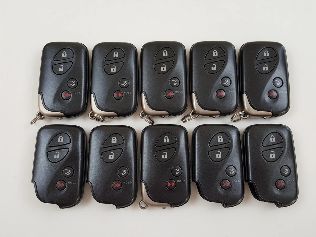 ORIGINAL LOT OF 10 LEXUS 12 13 OEM SMART KEY LESS ENTRY REMOTE FOB