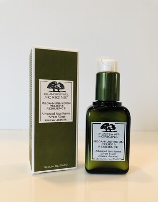 Origins Mega-Mushroom Relief & Resilience Advanced Face Serum - 1oz /30mL - NIB