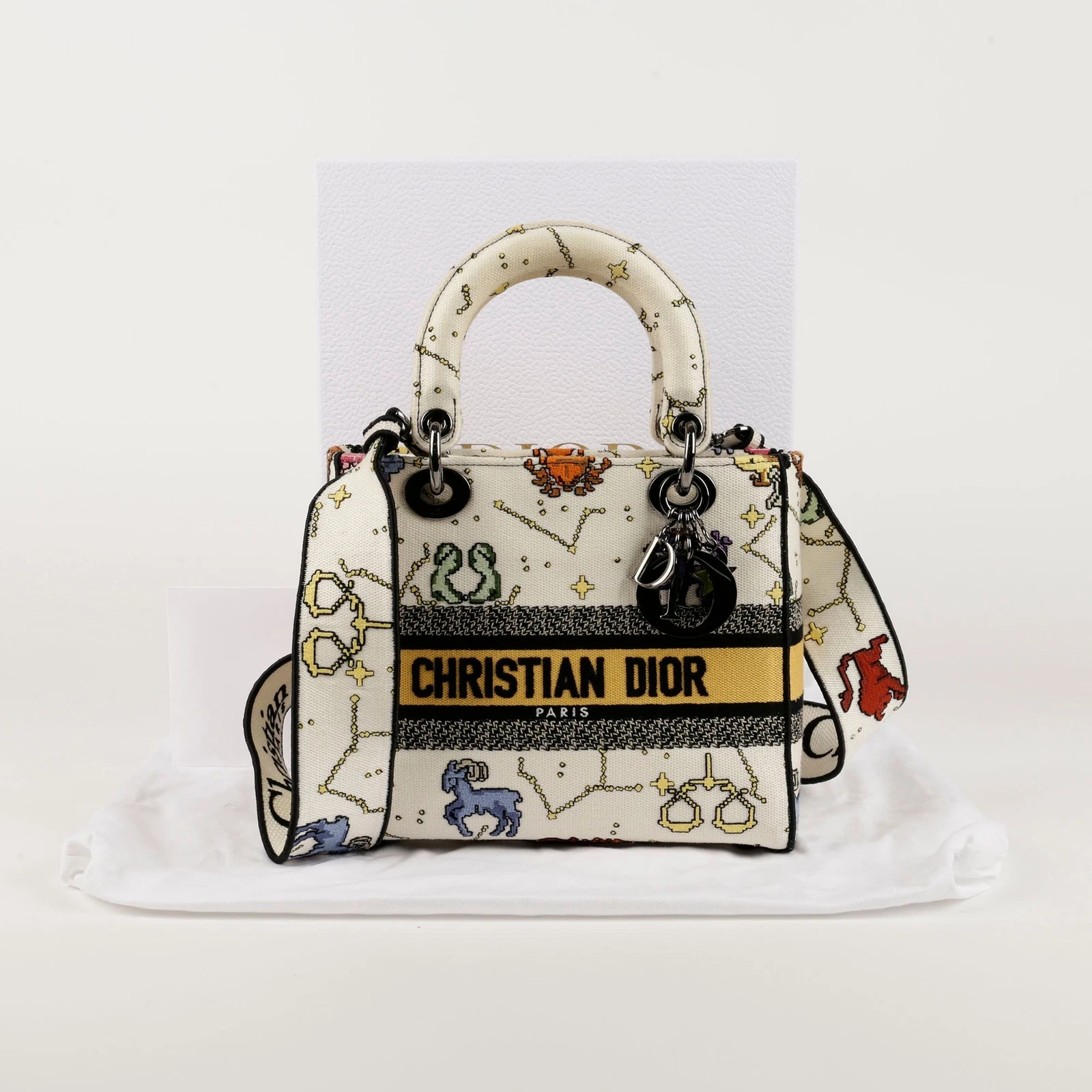 Sac à bandoulière fourre tout Dior M0565BRTY Lady Pixel Zodiac Diolite 78065810