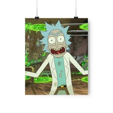 Rick and Morty Poster, Premium Matte Vertical Posters