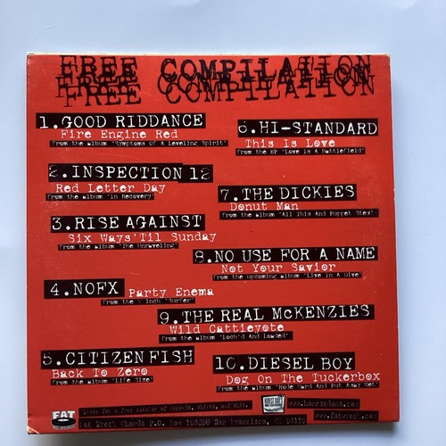 Floyd CD And Out Come The Teeth Free Compilation * Fat Wreck Chords Honest Dons - Picture 2 of 2