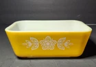 Vintage Pyrex Butterfly Gold Refrigerator Dish-(NO LID) 1.5 pint size
