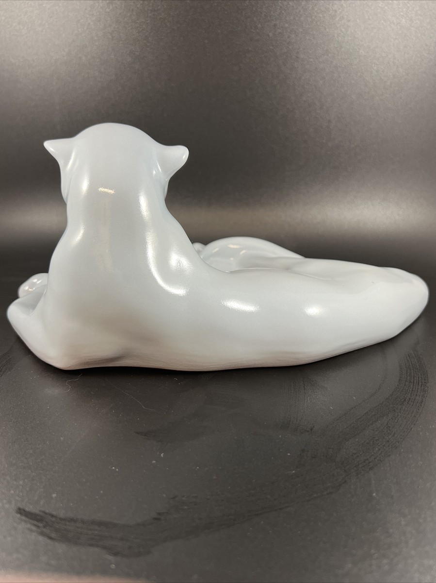 Pair of Mountain Haze Frankoma Pottery Panther Puma