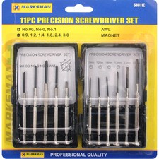 11PCS PRECISION SCREWDRIVER SET MINI MICRO JEWELLERS WATCH LAPTOP MOBILE GLASSES