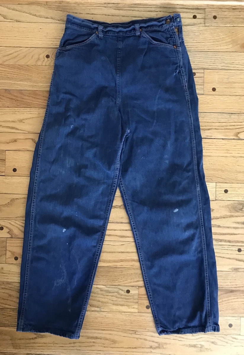 Vintage 1950s RANCH CRAFT Side Zipper Women's Jeans - Fabulous! | eBay