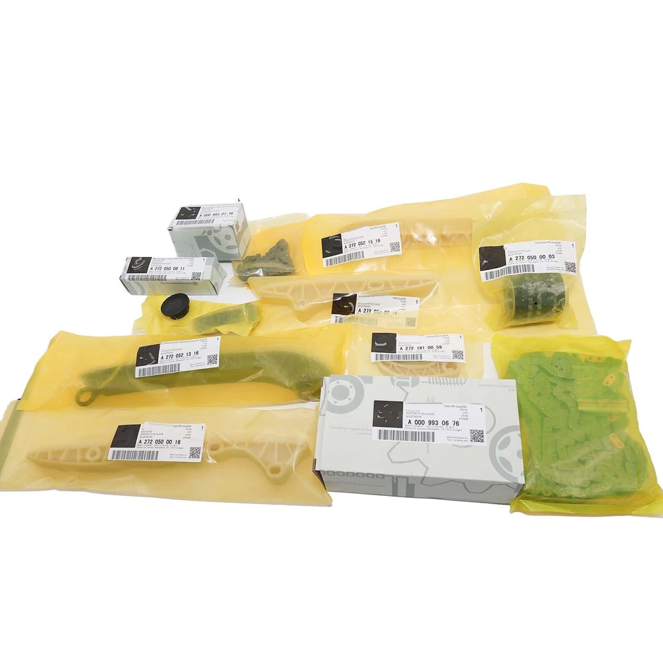 For Mercedes Benz W203 W164 R171 R230 E350 M272 NEW Engine Timing Chain kit OEM Foto 4 de 4