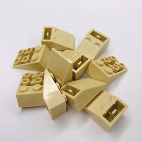 LEGO Parts 3747b Tan Slope Inverted 33 3x2 Connect Between Studs Lot of 20 New 