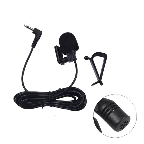 External Microphone Microphone 3.5mm Stereo For Car Radio Cell Phone Laptop - Picture 9 of 12