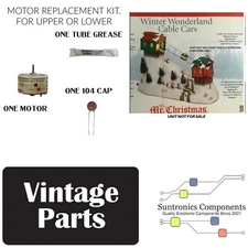 Mr Christmas Winter Wonderland  Cable Cars  - MOTOR KIT (unit not for sale)