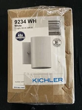 Kichler Lighting Small 1-Light Outdoor Wall Mount with White Finish 9234WH