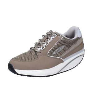 Zapatos mujer mbt Zapatillas Beige Cuero Textil BX899 | eBay