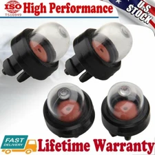 4 Pack Carburetor Snap In Primer Bulb 188-513 for Stihl Poulan Gas Weed Eater US