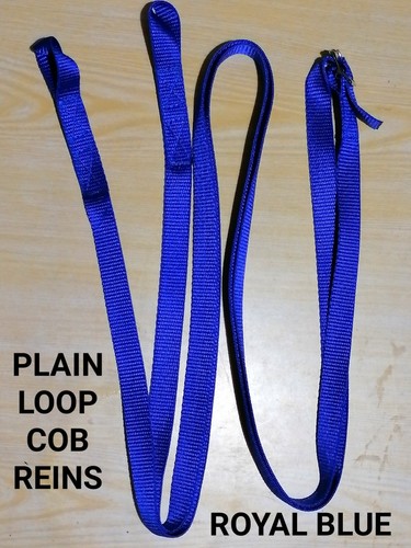 Plain webbing REINS LOOP end with buckle at hand part. 3/4" 19mm wide 6 sizes - Picture 2 of 40