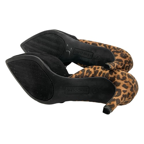 BANDOLINO Shoes Heels Leopard Print Suede Look Leopard Print Low Sides Size 7 M - Picture 2 of 4