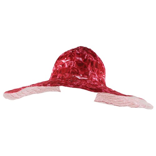 Rose Floral Summer Packable Large Wide Brim Beach Floppy Sun Light Hat Womens - Picture 8 of 10