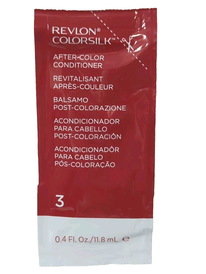 Revlon ColorSilk After Color Conditioner Step 3 Lot of 6 pkgs - Image 3 of 4