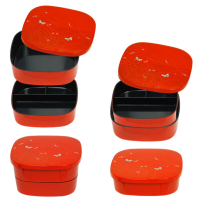 Japanese Bento Box Lunch Container 2 Tier Layered 6