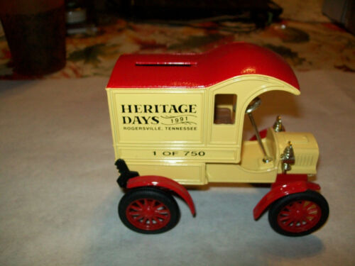 Ertl #9000 1:25 "Rogersville, TN Heritage Days #2" 1905 Ford Delivery Car Bank! - Picture 1 of 8