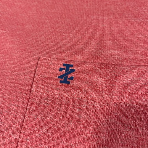 IZOD Saltwater Sunshield Performance Polo Shirt Adult 2XB Big & Tall Pink Pocket - Picture 4 of 17