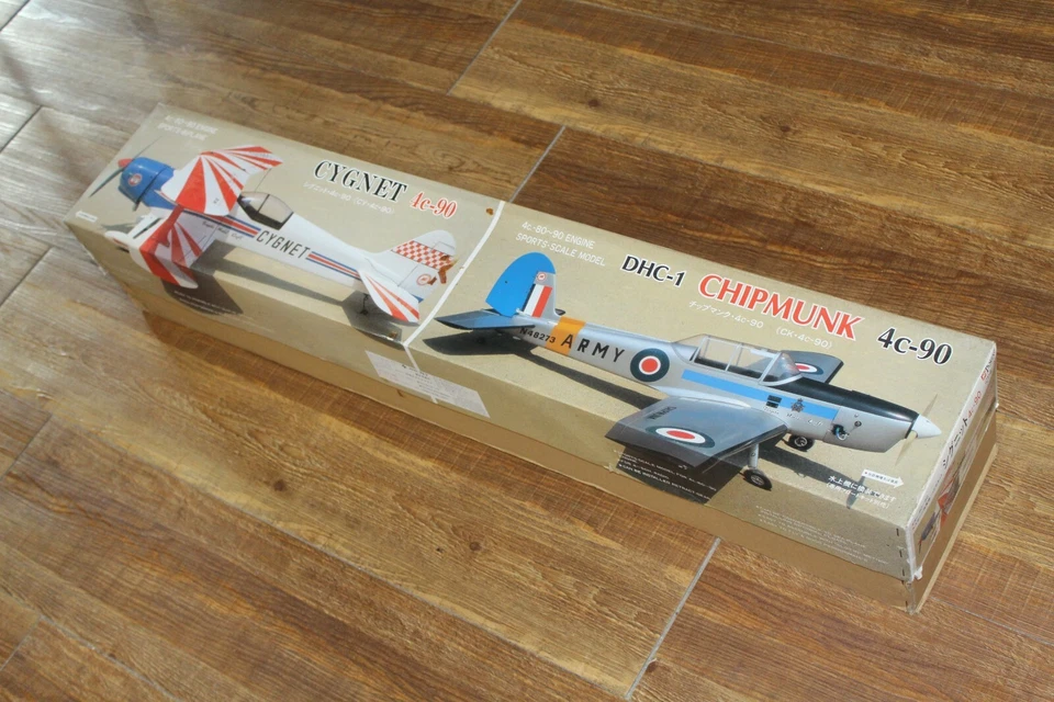 NIB Japan Dangiku / Tetra CYGNET 4c-90 BALSA BIPLANE KIT - Image 3 of 4
