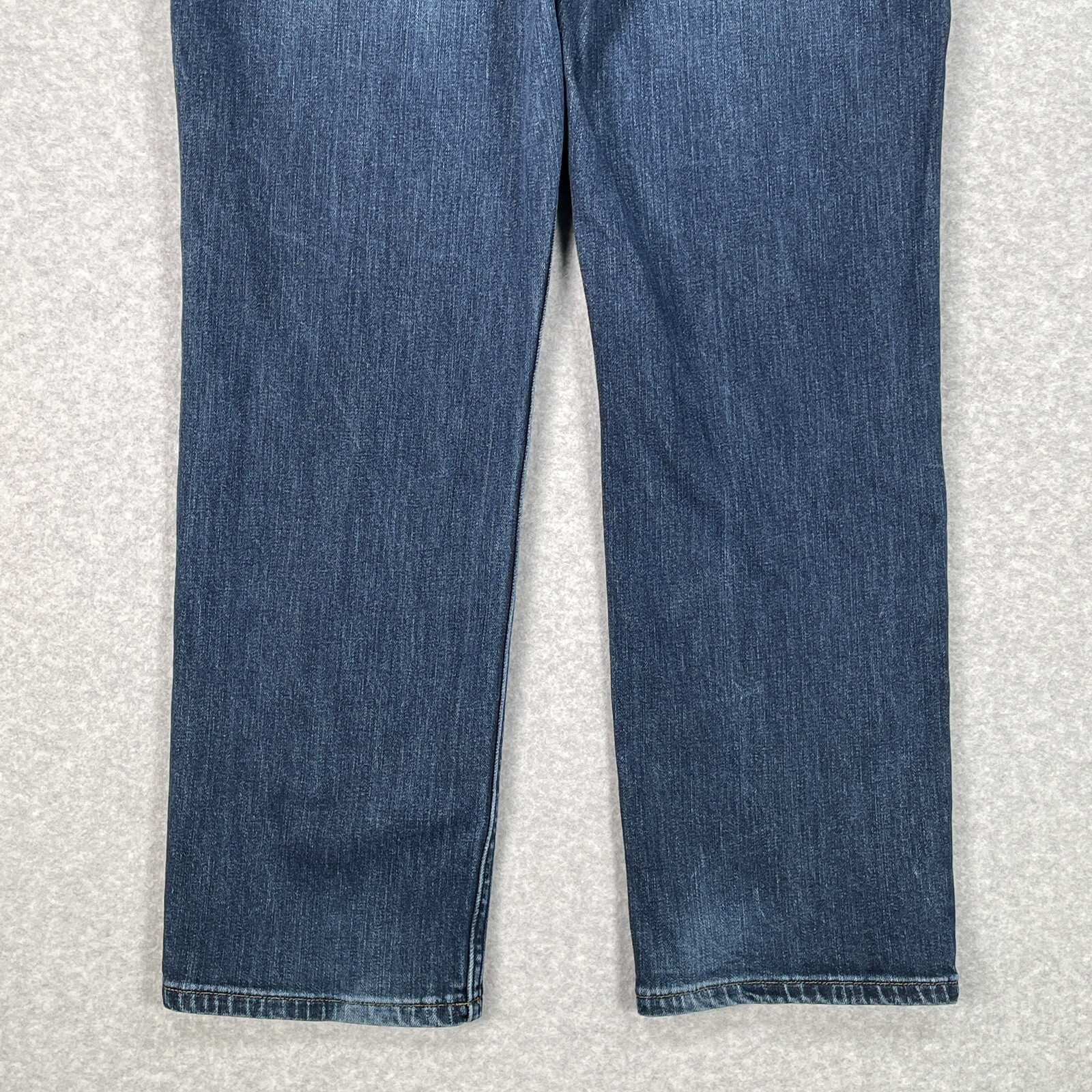 Carhartt Jeans Straight Leg Original Fit 10S Dark Wash Mid Rise Workwear Denim