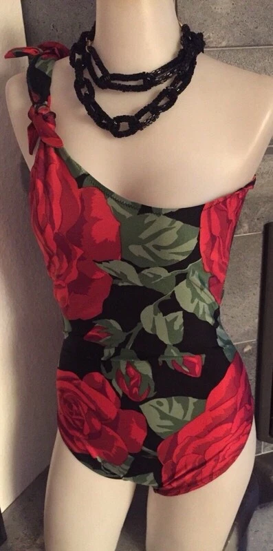 Valentino Luxus Badeanzug für einen tollen Badeauftritt 38 Vintage