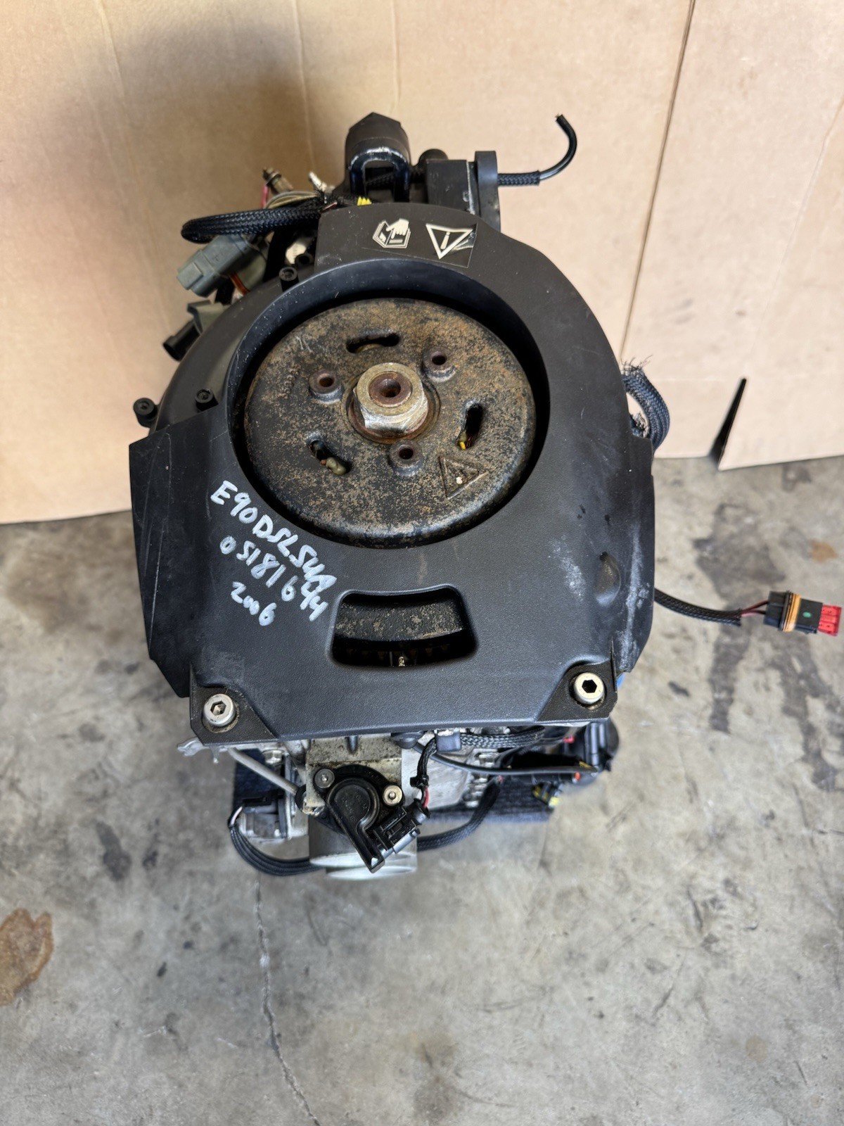 Evinrude Etec 75-90 HP PowerHead Assembly Crankcase. 5005280