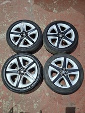 TOYOTA PRIUS MK 4 17" ALLOY WHEELS WITH GOOD TYRES 7J ET51 215/45/R17