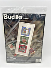 VTG Bucilla Crewel Trio Of Berries Embroidery Kit 41213 Sarah Dillard 1995 NEW